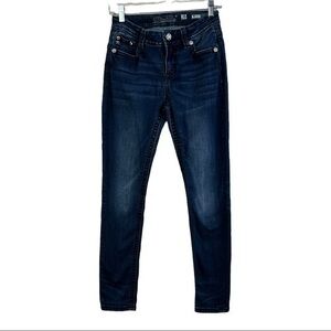 Miss Me Easy Skinny Women Denim Jeans Blue Navy Sz 26